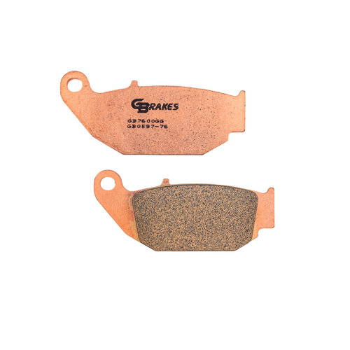 GBRAKES GB0597-76 Rear Brake Pads for Motorcycles – Reliable OE Replacement & Performance Upgrade