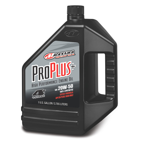 Maxima Proplus Oil 4T 20W50 Synthetic Motorcycle Engine Oil - 1 Gallon