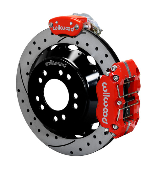 Wilwood kit rear FFR DPR/MC4 IRS 8.8 t-bird 12.88X.81 W/LINES SRP red - 140-14090-DR Photo - Primary
