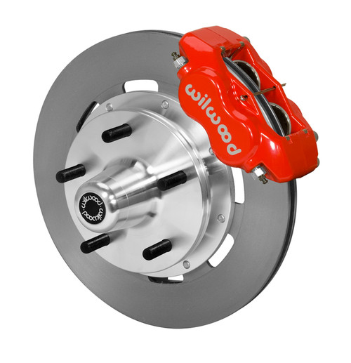 Wilwood kit front PINTO/MUSTANG ii 74-78 FDLI 5X5.00 hub 12.19 rotor red - 140-14530-R Photo - Primary