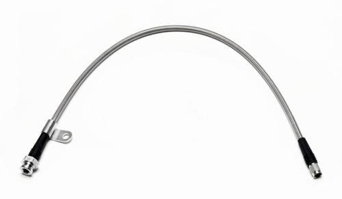 Wilwood flexline 24IN. OAL M10X1 to -3 W/BRACKET R/H - 220-11591 Photo - Primary