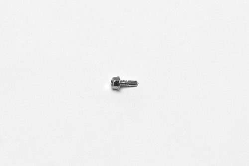 Wilwood screw 1/4-14 (#14)X.75 LG drill PT. #3 3/8HEX washer head self drill steel zinc - 230-12708 Photo - Primary