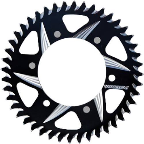 Vortex Rear Cat5 Sprocket Aluminum 41-Tooth 520 Chain - Black with Silver Highlights (Part #120AZK-41)