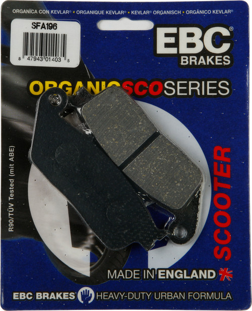EBC Brakes SFA196 Organic Brake Pads for Street and Dirt Bikes