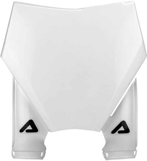 ACERBIS Front Number Plate for KTM in White - Part 2983160002