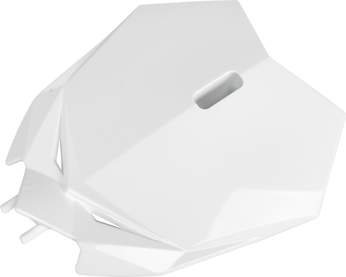 ACERBIS Front Number Plate Beta White - Durable Motorcycle License Plate