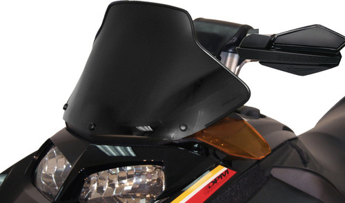 POWERMADD Cobra Windshield Mid Matte Black 11-Inch for Rev Hood Mounts - Part #13030