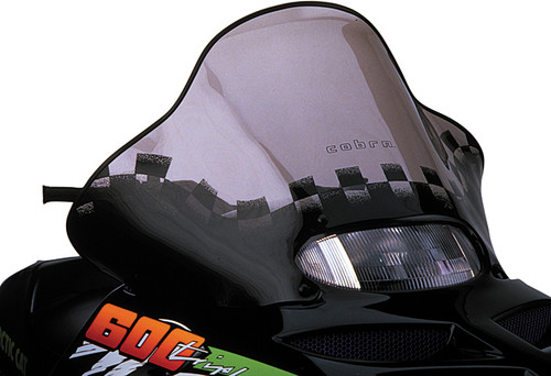 POWERMADD Cobra Windshield Mid Smoke/Black 16.5" for Thundercat and ZRT Models (Part #12530)