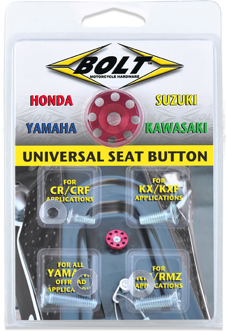 BOLT Anodized Seat Button BMH-SB for Japanese Off-Road Vehicles