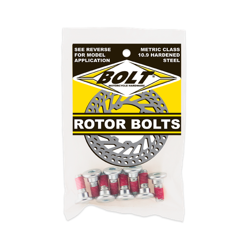 BOLT HRTR-XR650L Rotor Bolt Kit for Honda XR650L - High-Strength Steel Hardware