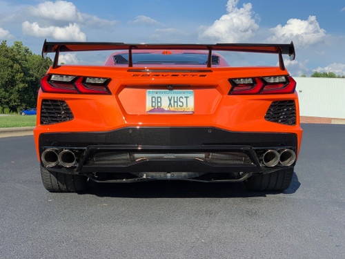 B&B Exhaust Chevy C8 Corvette Stingray Bullet Exhaust System #FCOR-0715 4.5″ Stainless Double Wall Tips *NO AFM VALVE*