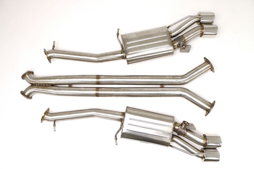 B&B Exhaust Cadillac CTS-V Fusion Exhaust System (Round Tips) #FDOM-0330