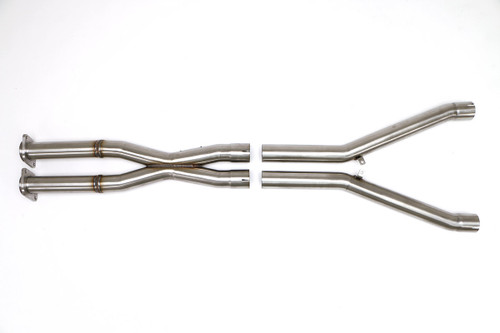 B&B Exhaust Chevy C6 Corvette X-Pipe 2 1/2″ (Paddle Shift Transmission) #FCOR-0537