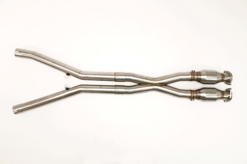 B&B Exhaust Chevy C6 Corvette X-Pipe with High-Flow Cats 2 1/2″ (6-Spd. & Auto) #FCOR-0435