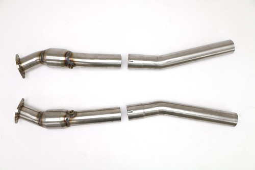 B&B Exhaust Cadillac CTS-V Front Pipes with High Flow Cats #FDOM-0312