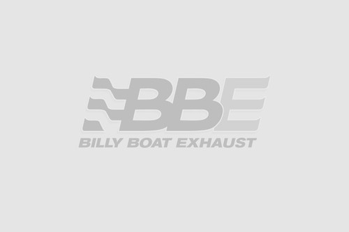 B&B Exhaust Porsche 911SC Rear Exhaust System, Muffler Single Inlet with Twin Outlet (Oval Tips) #FPOR-4215