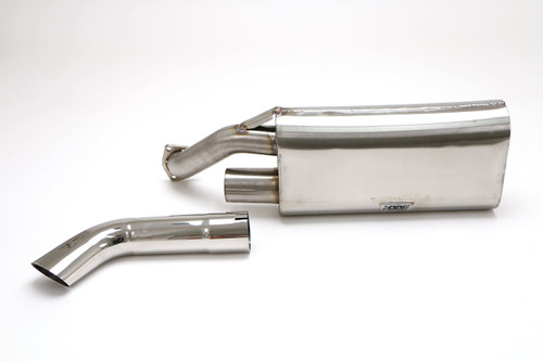B&B Exhaust Porsche 911SC Rear Exhaust System, Muffler Single Inlet and Outlet (Oval Tips) #FPOR-4200