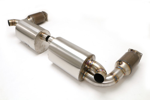 B&B Exhaust Porsche 997 TT Rear Exhaust System, Mufflers OE Tips #FPOR-0880