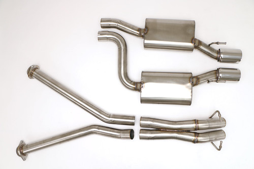 B&B Exhaust Jeep Grand Cherokee SRT8 Cat Back Exhaust System (Round Tips) #FTRU-0310