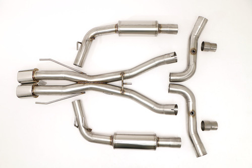 B&B Exhaust Dodge Viper GTS Cat Back Exhaust System (Oval Tips) #FVIP-0122