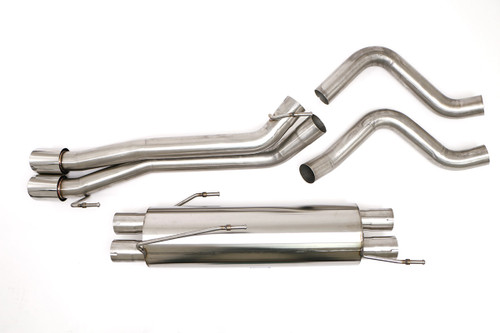 B&B Exhaust Dodge Ram SRT-10 Cat Back Exhaust System (Round Tips) #FTRU-0440