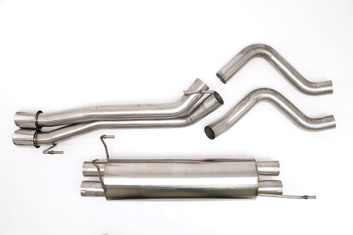 B&B Exhaust Dodge Ram SRT-10 Cat Back Exhaust System (Round Tips) #FTRU-0438