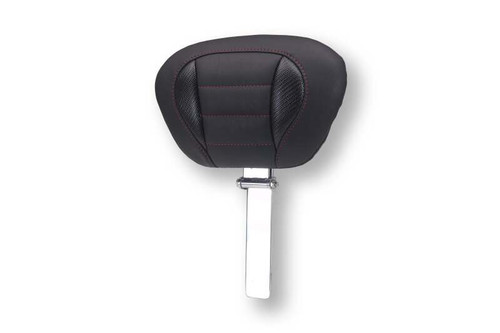 Mustang 23-26 Harley CVO Road Glide, Street Glide, Deluxe ST Driver Backrest Blk w/ D Cherry Thread - 89486DC User 1