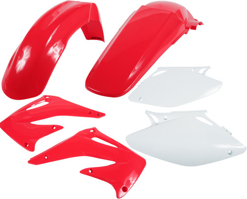 ACERBIS Plastic Kit Red - Part Number 2070960244 for Motorcycle Frame Protection