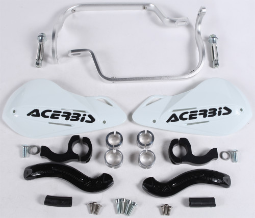 Acerbis Supermoto X Strong Handguards White – Performance Motorcycle Hand Protection