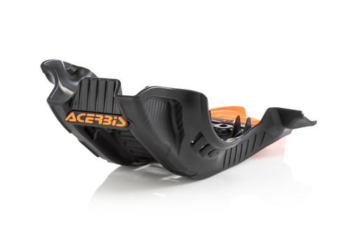 ACERBIS Skid Plate Black/Orange - Part Number 2791685229