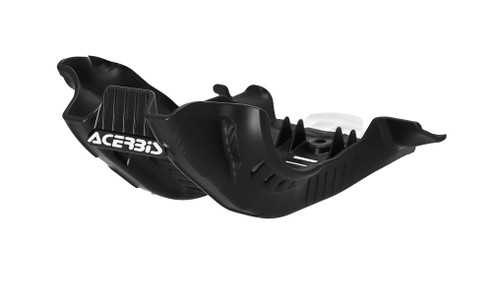 ACERBIS Skid Plate for KTM - Black and White, Part Number 2791681007