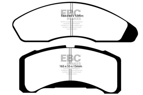 EBC 78-83 Ford Fairmont 2.3 Greenstuff Front Brake Pads - DP21151