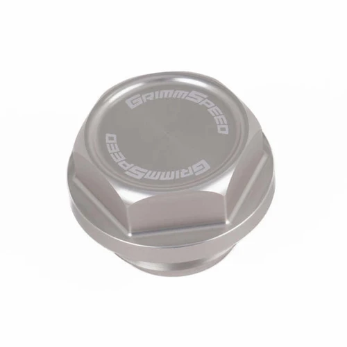 GrimmSpeed 89-22 Subaru All Models Bolt Oil Caps - Silver - GRM120014SIL User 1