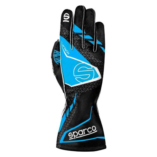 Sparco Glove K-Attack 10 BLK/CEL - BKG0004B0K30010 Photo - Primary