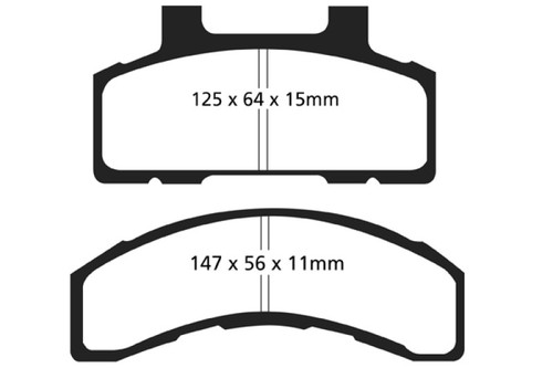 EBC 93-96 Buick Century 2.2 Greenstuff Front Brake Pads - DP21240