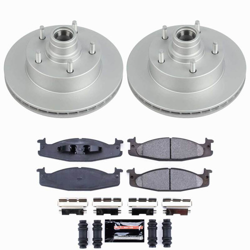 Power Stop 94-01 Ford E-150 Econoline Front Z23 Coated Brake Kit - CPK1831-23 Photo - Primary