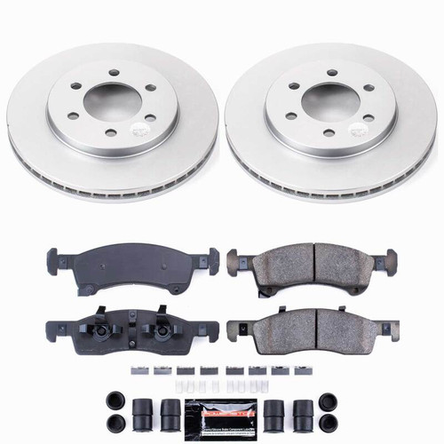 Power Stop 02-06 Ford Expedition Front Z23 Coated Brake Kit - CPK1933-23 Photo - Primary