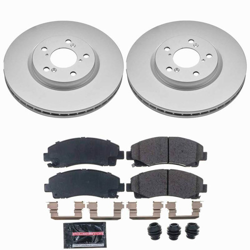 Power Stop 06-11 Honda Ridgeline Front Z23 Coated Brake Kit - CPK2429-23 Photo - Primary