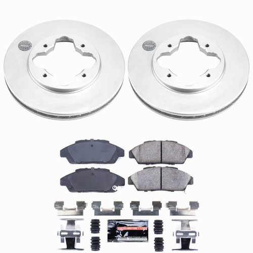 Power Stop 90-93 Honda Accord Front Z23 Coated Brake Kit - CPK3164-23 Photo - Primary