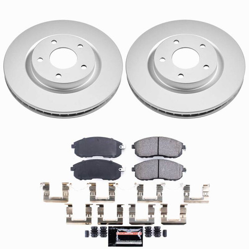 Power Stop 07-12 Nissan Sentra Front Z23 Coated Brake Kit - CPK5217-23 Photo - Primary