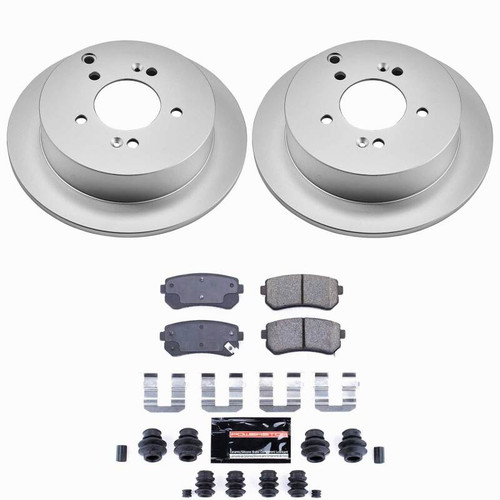 Power Stop 10-15 Hyundai Tucson Rear Z23 Coated Brake Kit - CPK5394-23 Photo - Primary