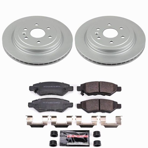 Power Stop 10-16 Cadillac SRX Rear Z23 Coated Brake Kit - CPK5543-23 Photo - Primary