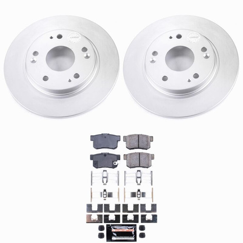 Power Stop 11-15 Honda CR-Z Rear Z23 Coated Brake Kit - CPK5860-23 Photo - Primary