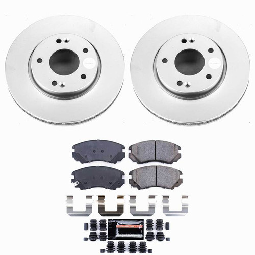 Power Stop 10-11 Kia Soul Front Z23 Coated Brake Kit - CPK5913-23 Photo - Primary