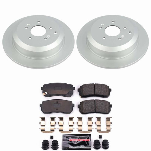 Power Stop 07-12 Hyundai Veracruz Rear Z23 Coated Brake Kit - CPK5920-23 Photo - Primary