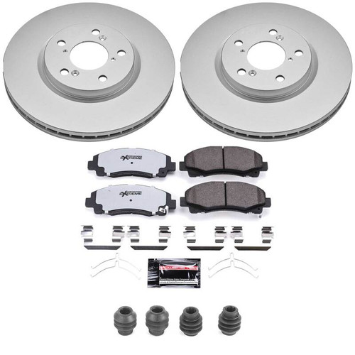 Power Stop 12-14 Honda Ridgeline Front Z36 Coated Truck & Tow Brake Kit - CPK5939-36 Photo - Primary
