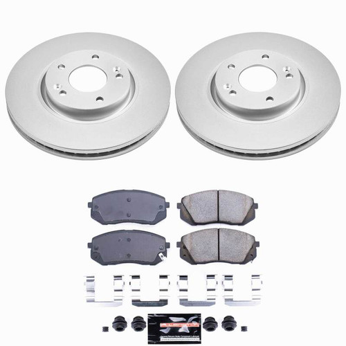 Power Stop 10-15 Hyundai Tucson Front Z23 Coated Brake Kit - CPK6087-23 Photo - Primary