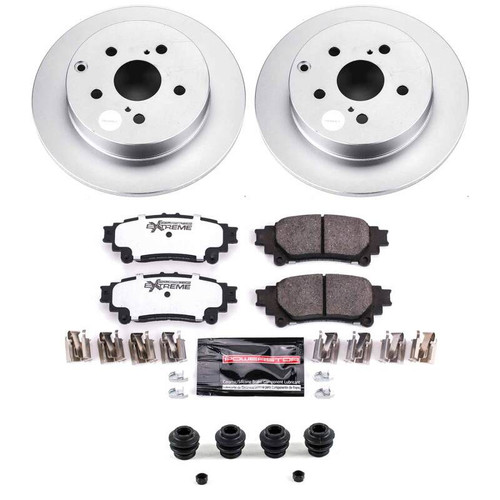 Power Stop 16-19 Toyota Mirai Rear Z36 Coated Truck & Tow Brake Kit - CPK6099-36 Photo - Primary