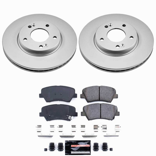 Power Stop 11-16 Hyundai Elantra Front Z23 Coated Brake Kit - CPK6503-23 Photo - Primary
