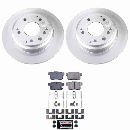 Power Stop 96-98 Acura RL Rear Z23 Coated Brake Kit - CPK709-23 Photo - Primary